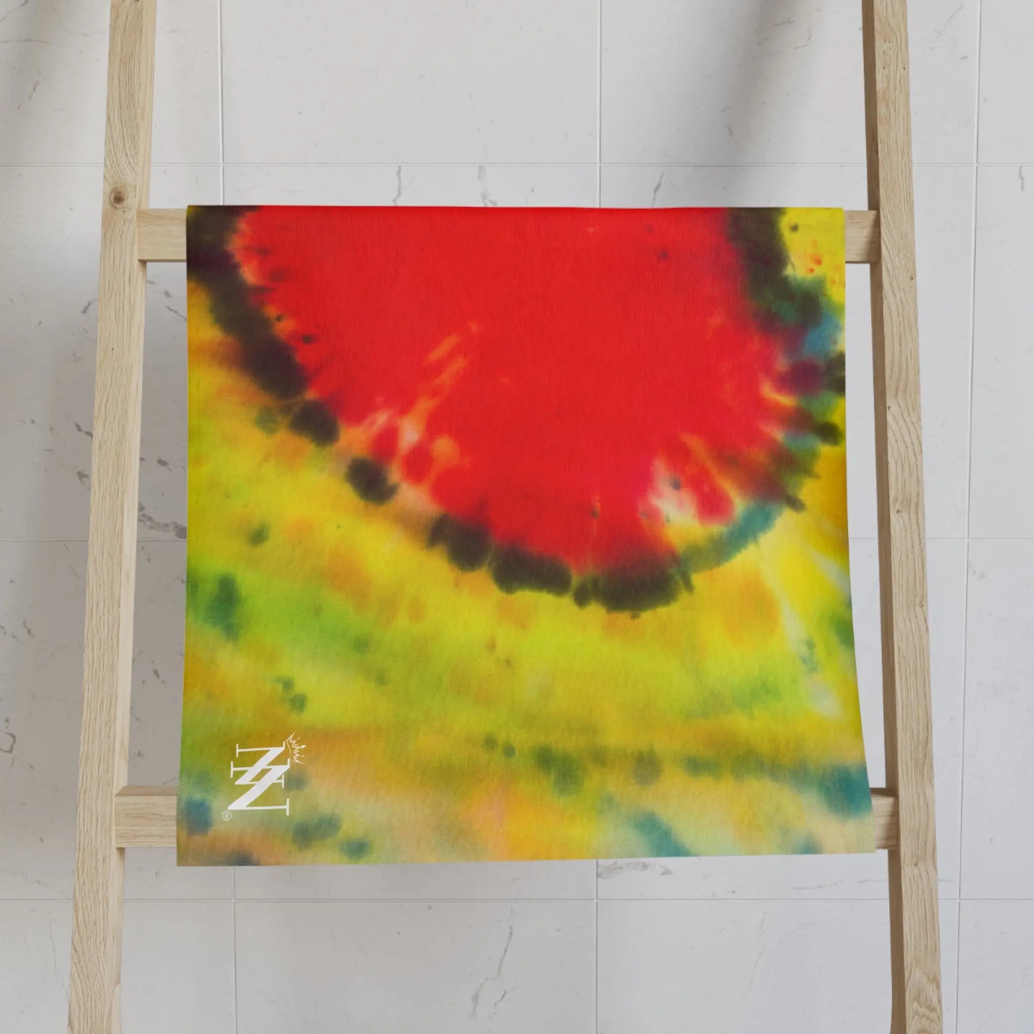 Tie Dyed Heart | Nectar Napkins Classic Fun-Flirty Lovers’ Towels