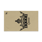 Large Crown Queen GoldLight Grey Cum Towel