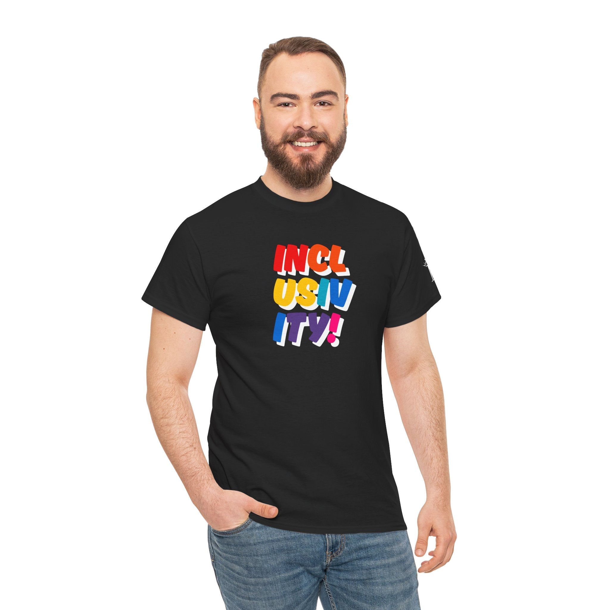Inclusivity! Rainbow Romantic Couples Sex Gifts 100% Cotton T-Shirt