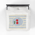 Good Things Cherry Stem Lovers’ Silky Soft Blanket