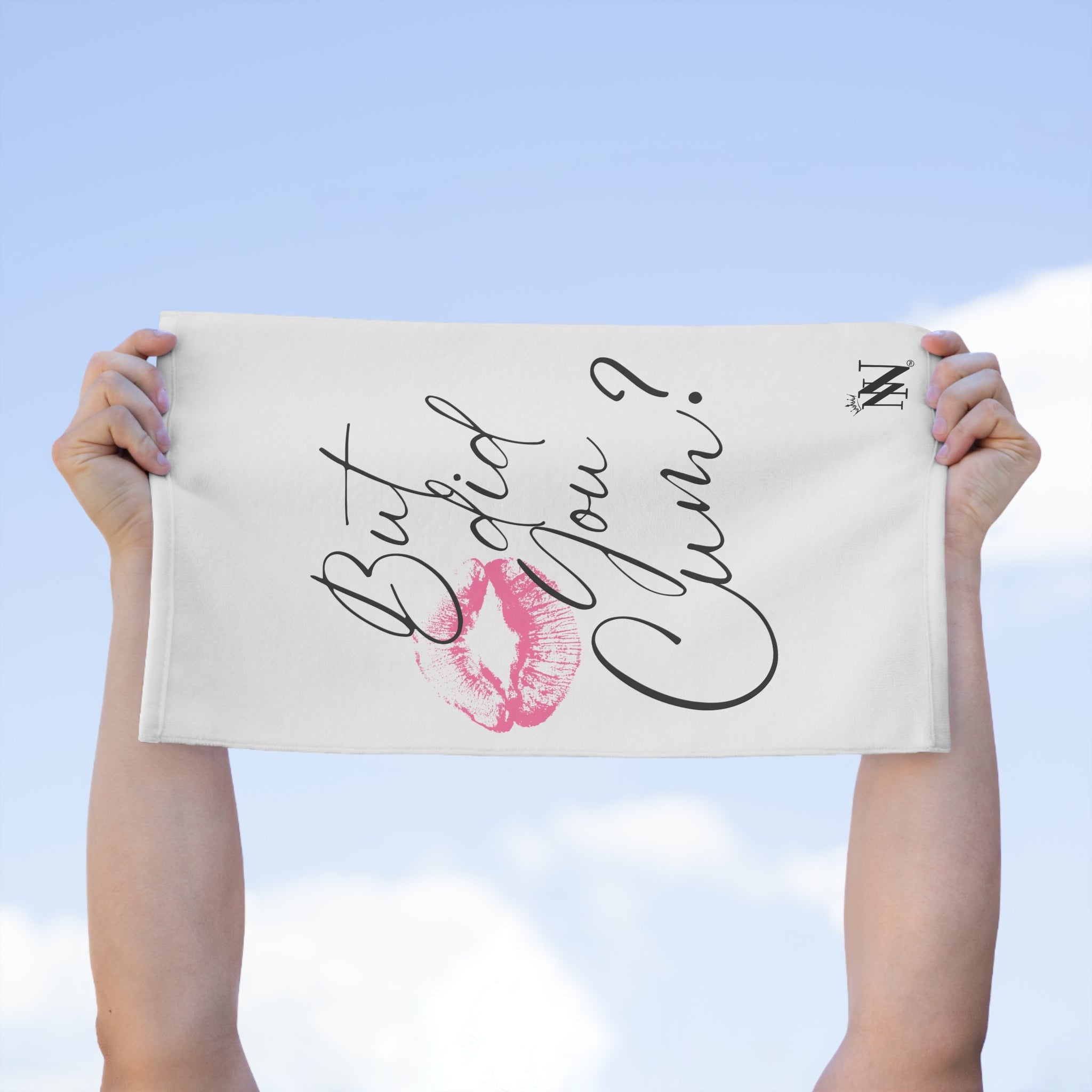 But did you Cum? with a Kiss Sex Towel