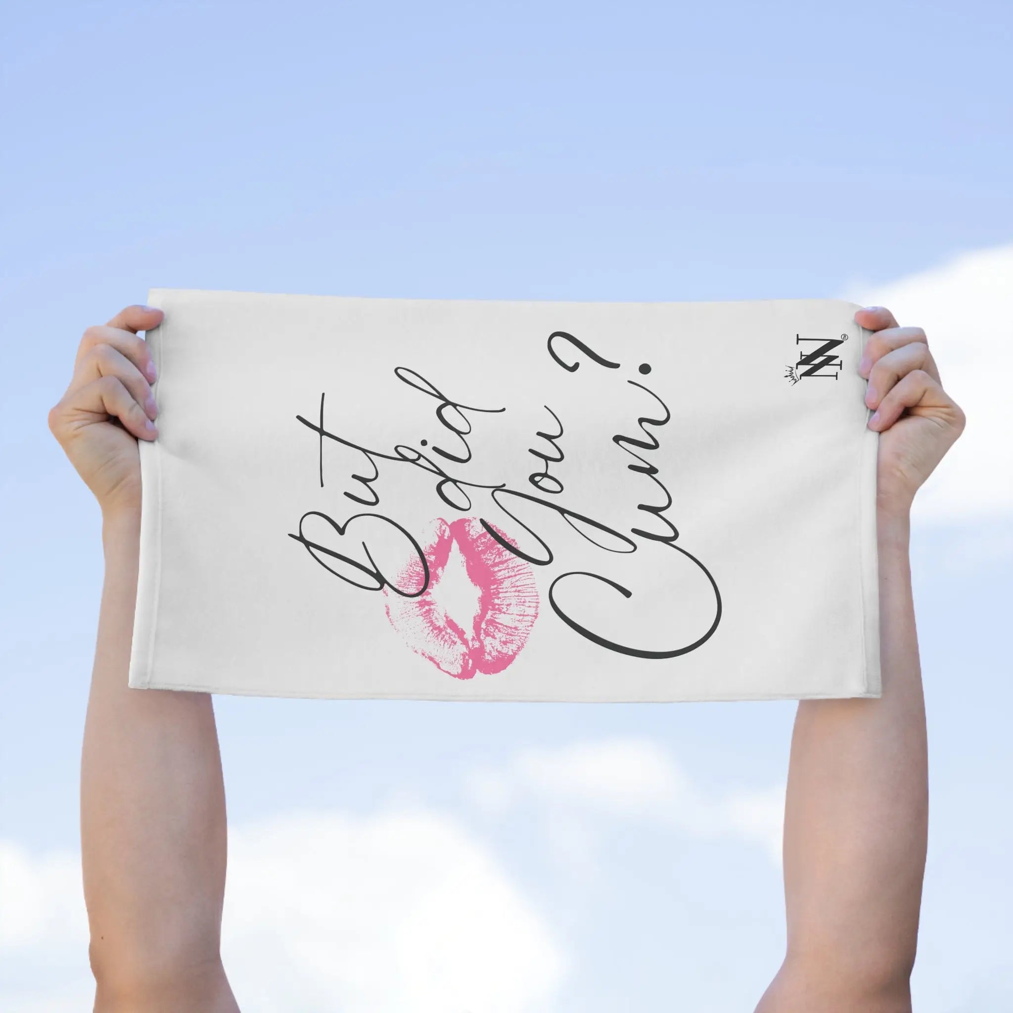 But did you Cum? with a Kiss Sex Towel