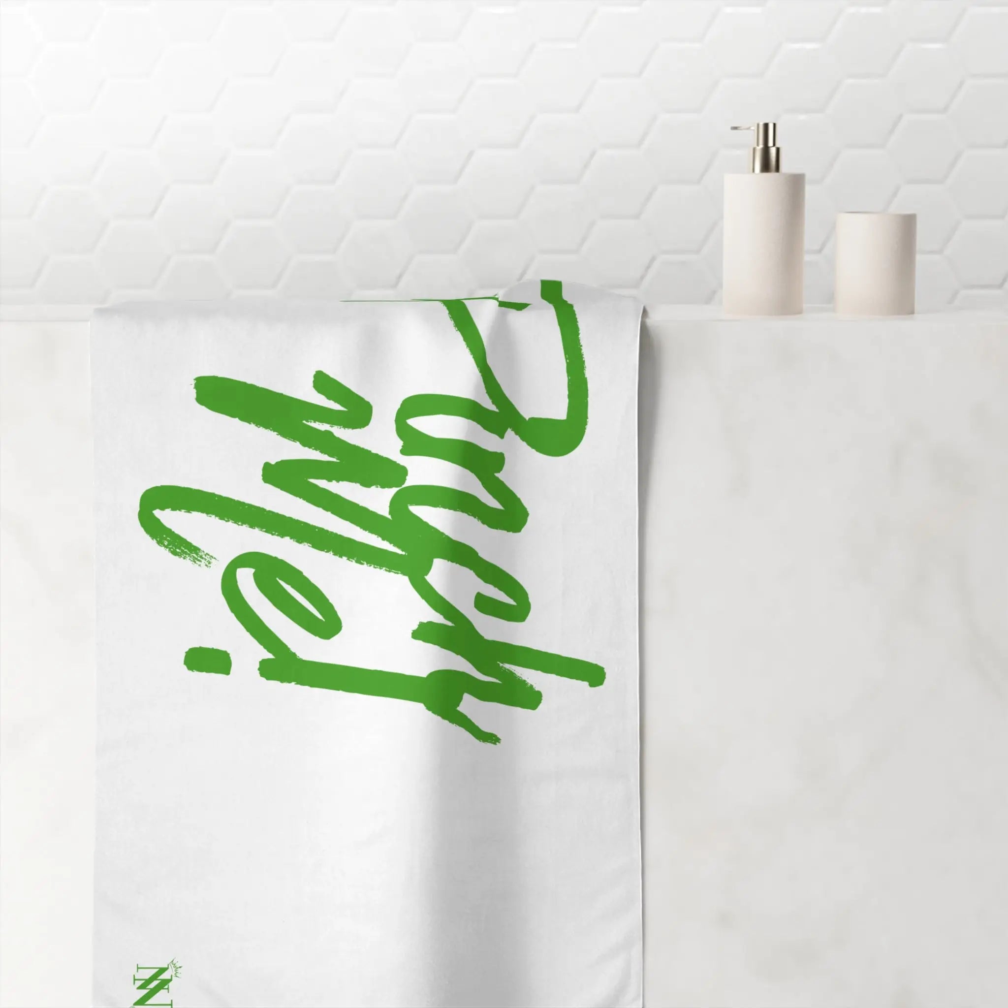 Pinch Me! Irish Green | Mix & Match XL Fun-Flirty Lovers’ Towels