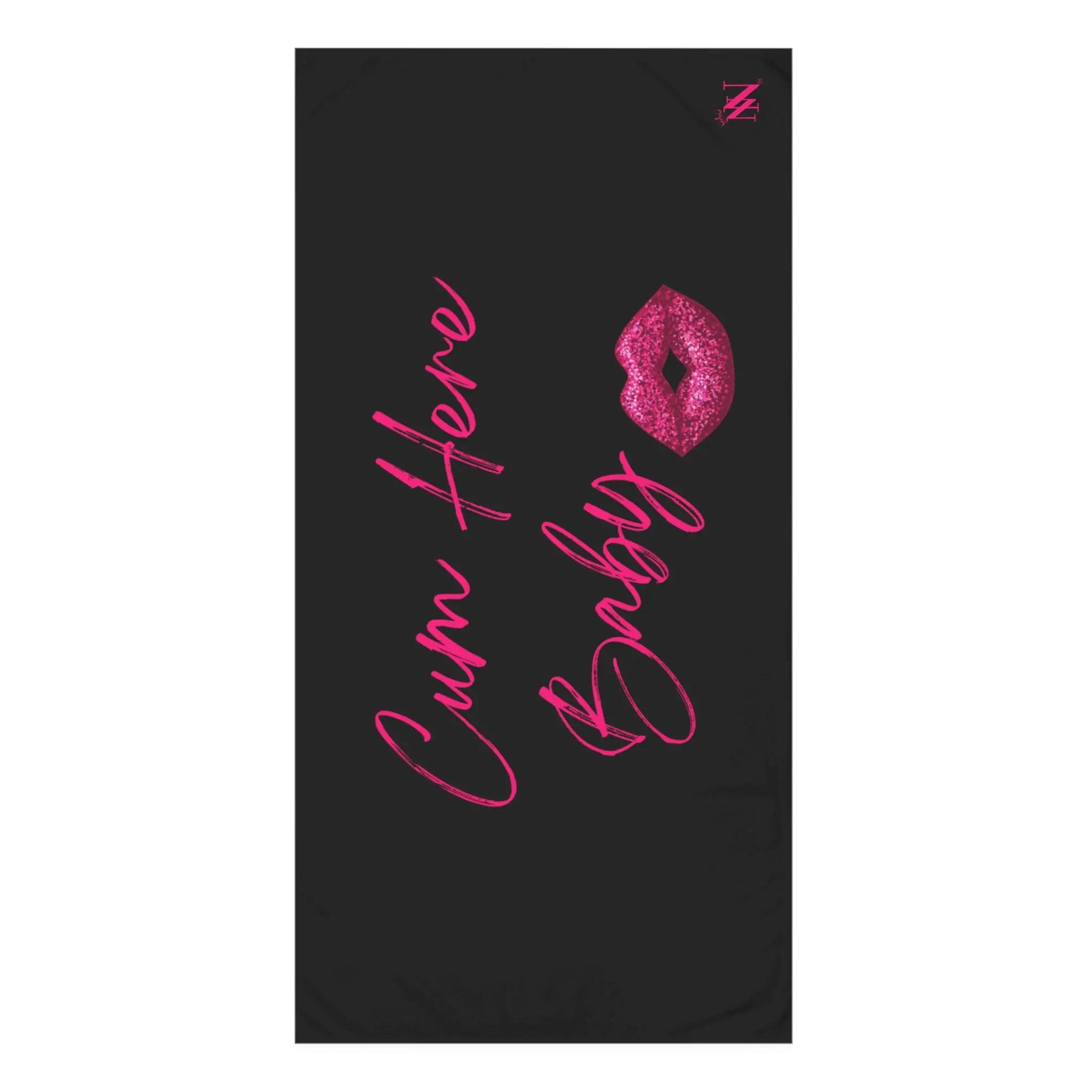 Cum Here Baby Kiss Mark Beach Towel