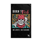 Born to Fish No Seasons Cum Towel
