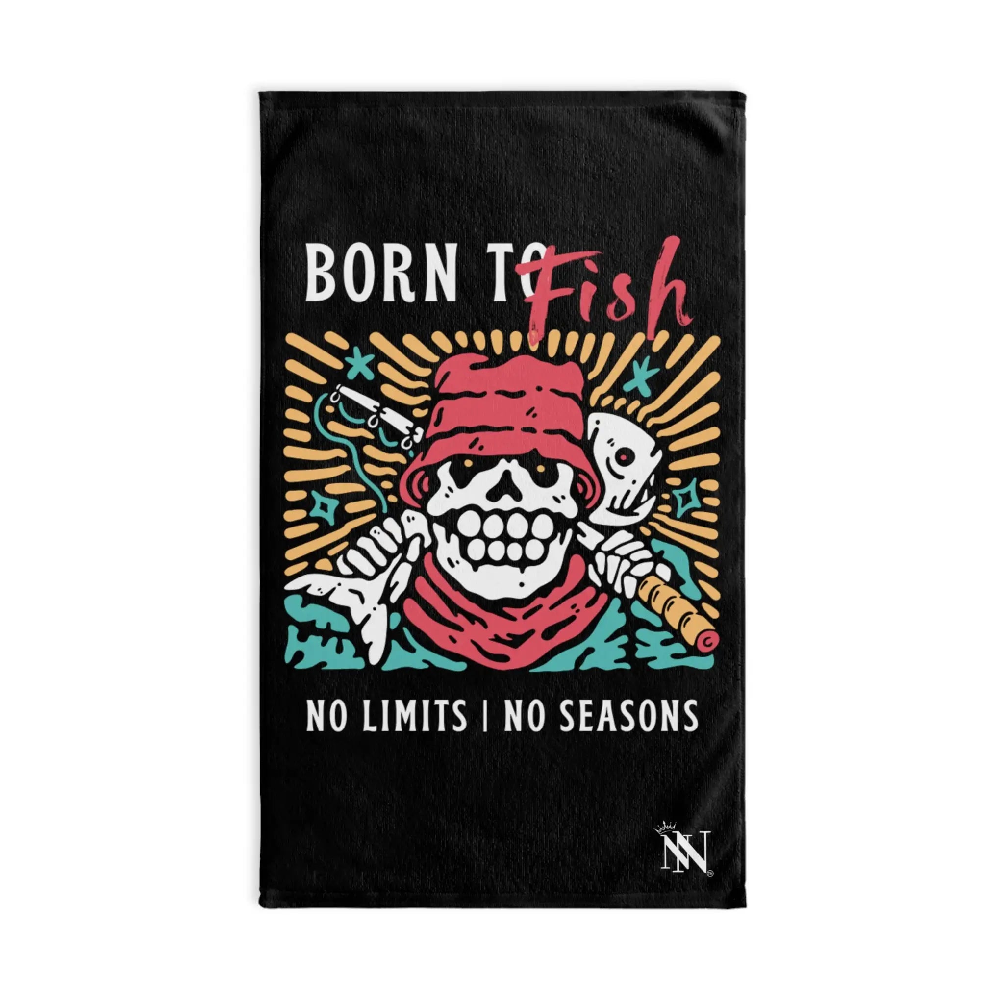 Born to Fish No Seasons Cum Towel