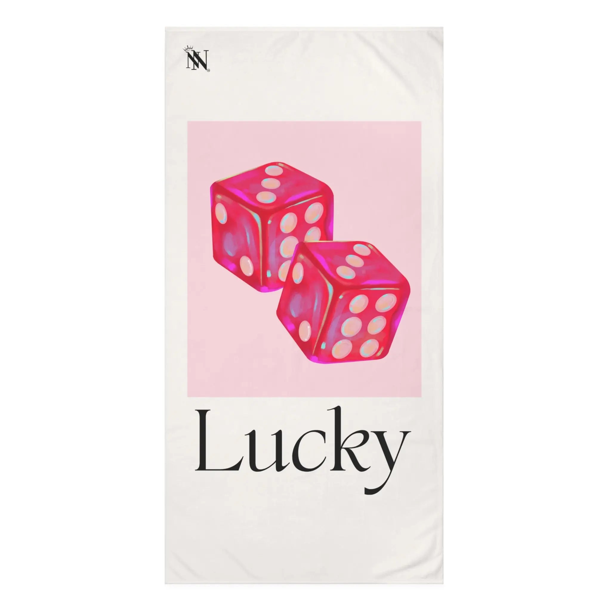 Lucky Pink Dice | Mix & Match XL Fun-Flirty Lovers’ Towels