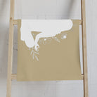 Seated Yoga Meditation Gold Cum Towel