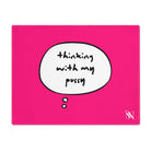 Pink Thinking With My Pussy | Mix & Match Playful Fun-Flirty Lovers’ Toy Mats