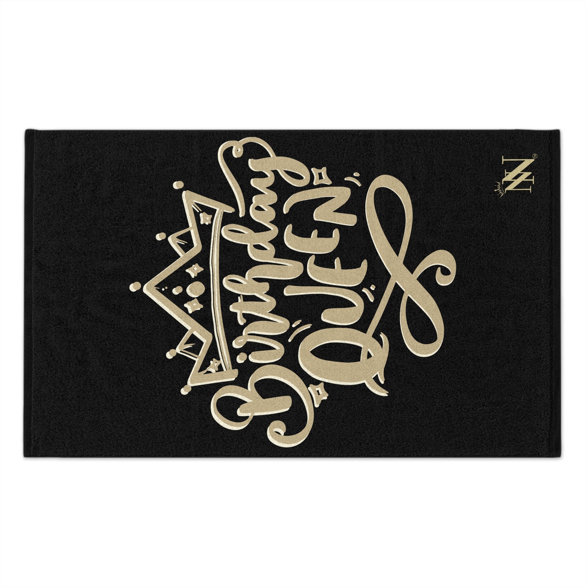 Gold Crown Birthday Queen | Mix & Match Soft Fun-Flirty Lovers’ Towels