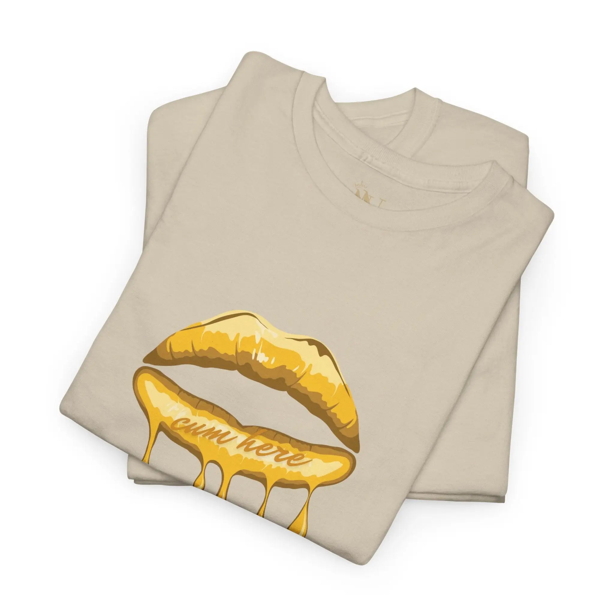 Cum Here Lips | Mix & Match 100% Cotton Unisex Fun-Flirty Lovers’ Tees