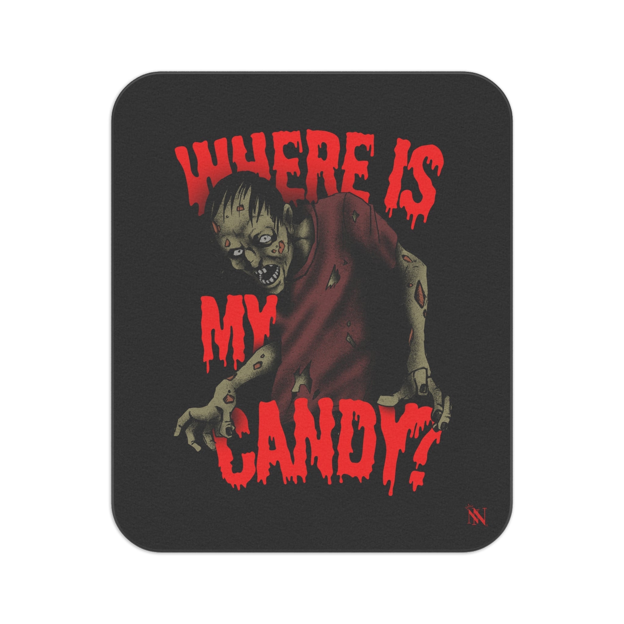 Where is My Candy? Zombie | Mix Match Fun-Flirty Lovers’ Water-Resistant Blankets