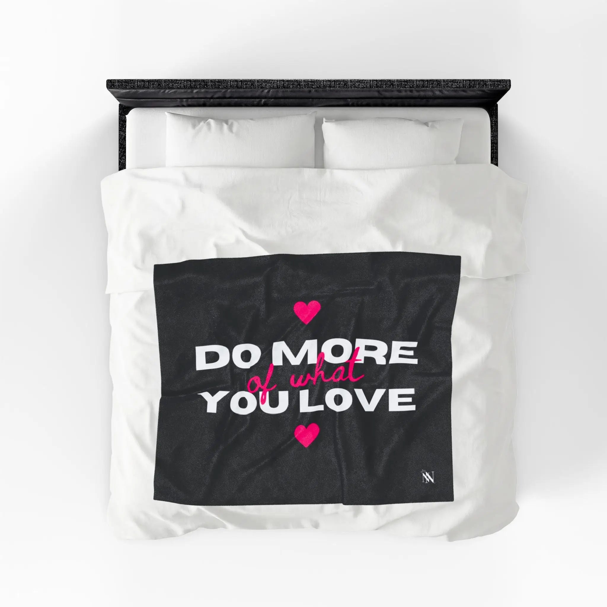 Do More of What You Love Hearts Romantic Sex Gifts Blanket