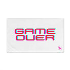 Game Over Neon Gamers White | Mix & Match Classic Fun-Flirty Lovers’ Towels