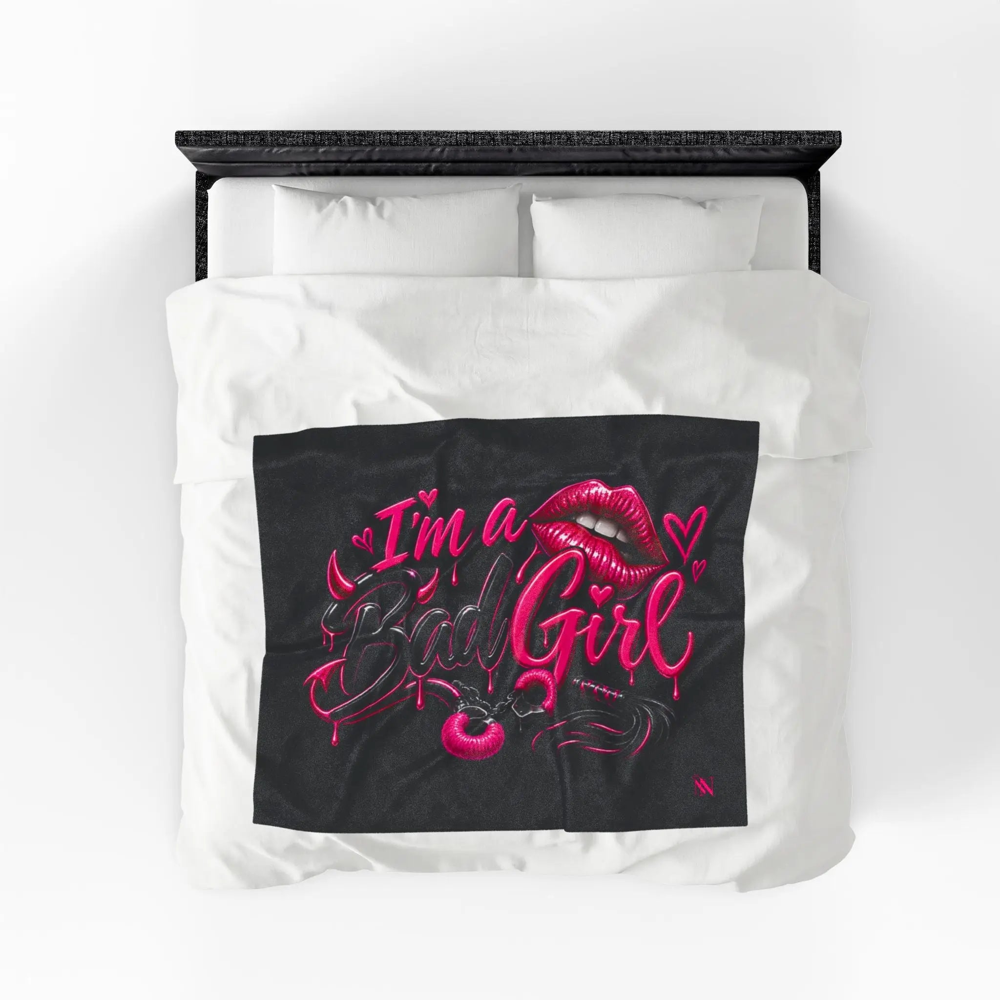 I’m a Bad Girl Sexy | Nectar Napkins Fun-Flirty Lovers’ Blankets