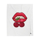 Bite My Cherries | Mix & Match Velveteen Fun-Flirty Lovers’ Blankets