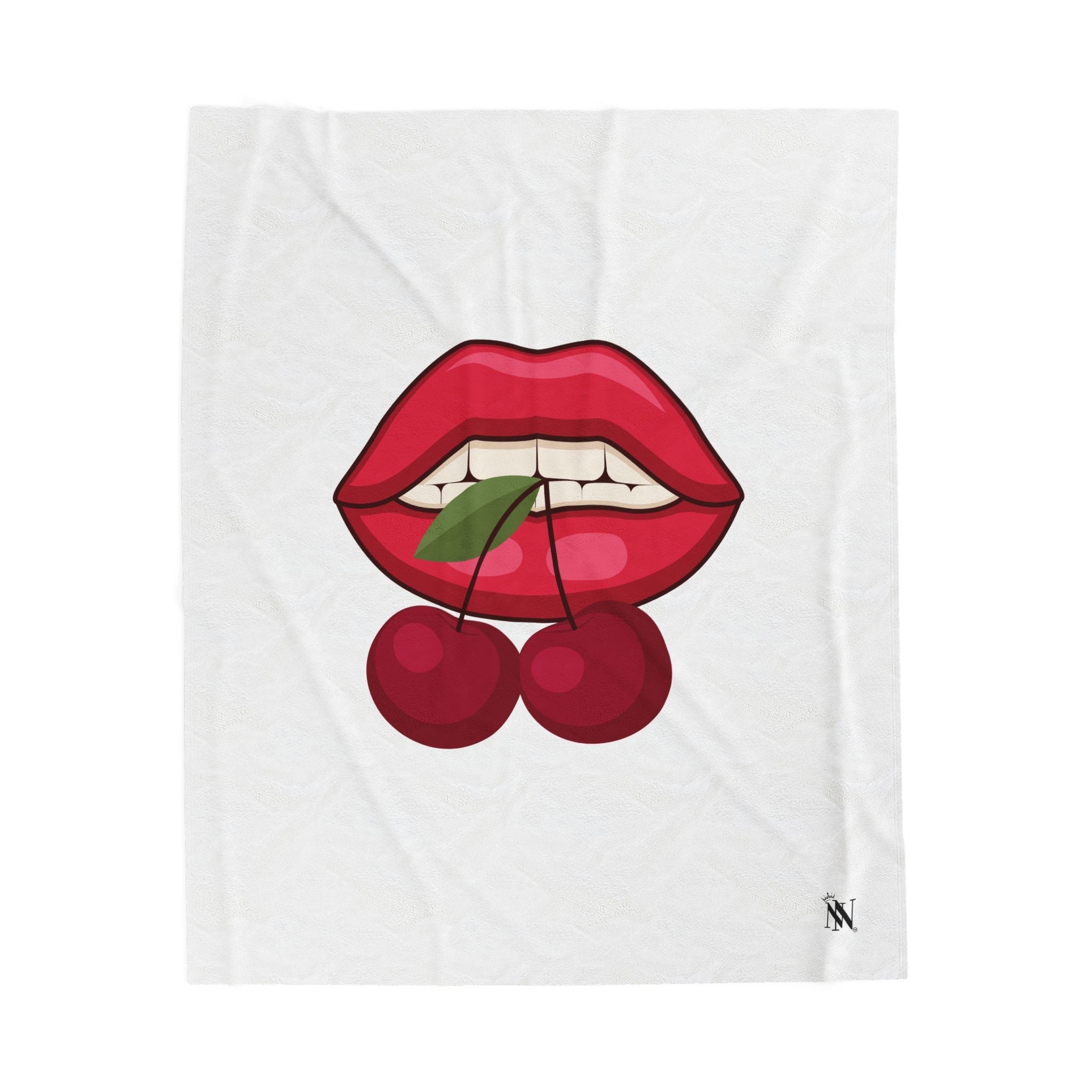 Bite My Cherries | Mix & Match Velveteen Fun-Flirty Lovers’ Blankets
