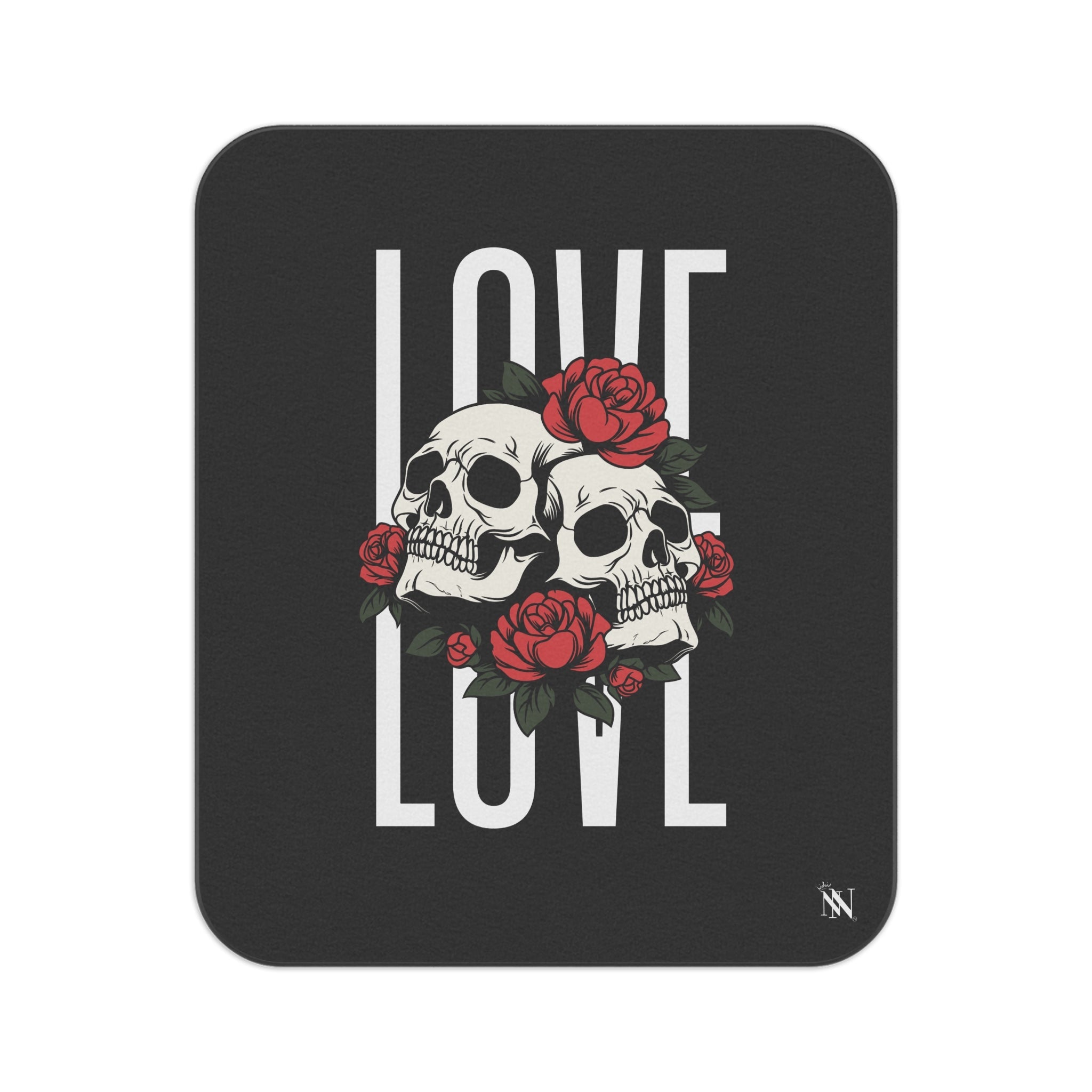 Roses Skulls & Love | Mix Match Fun-Flirty Lovers’ Water-Resistant Blankets