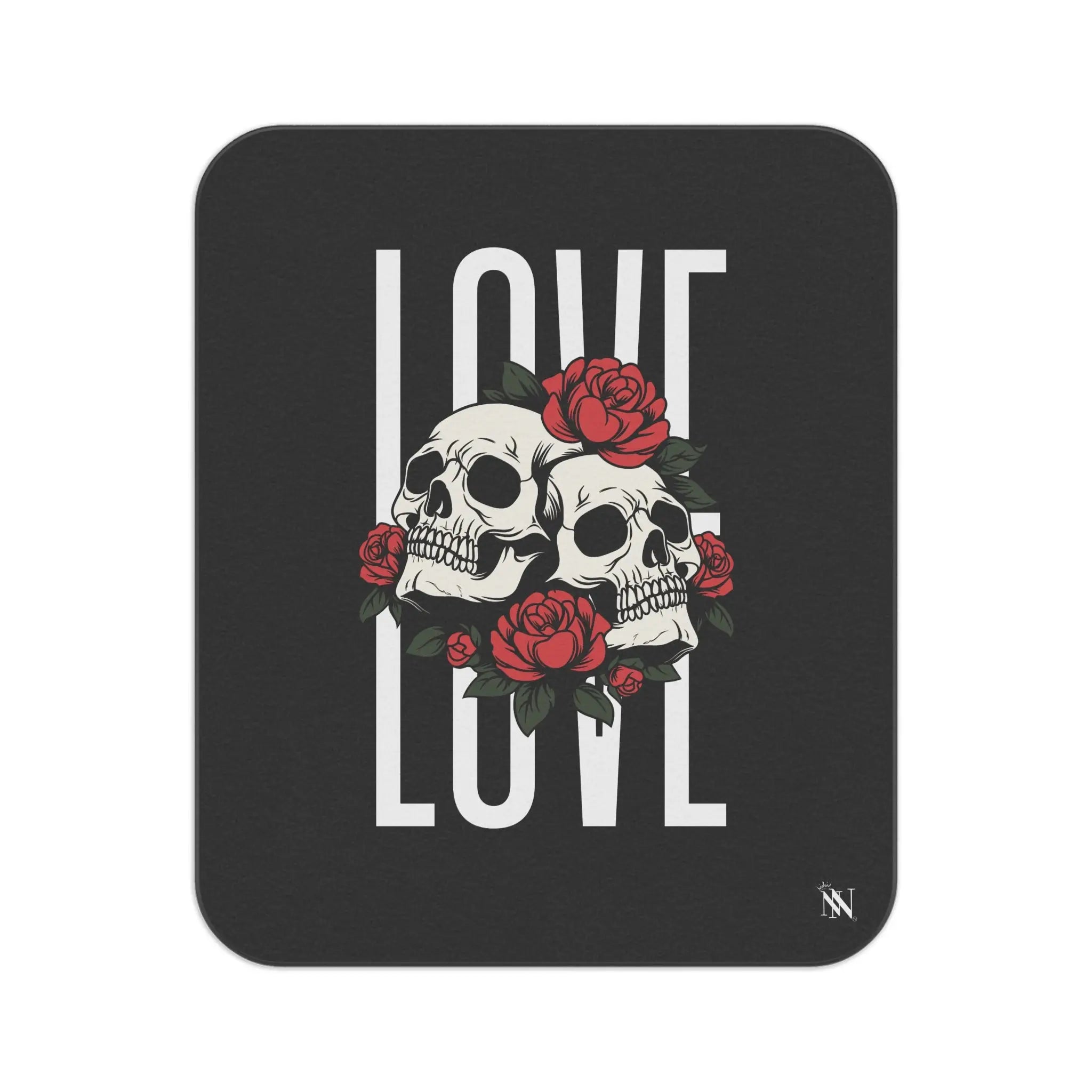 Roses Skulls & Love | Mix Match Fun-Flirty Lovers’ Water-Resistant Blankets