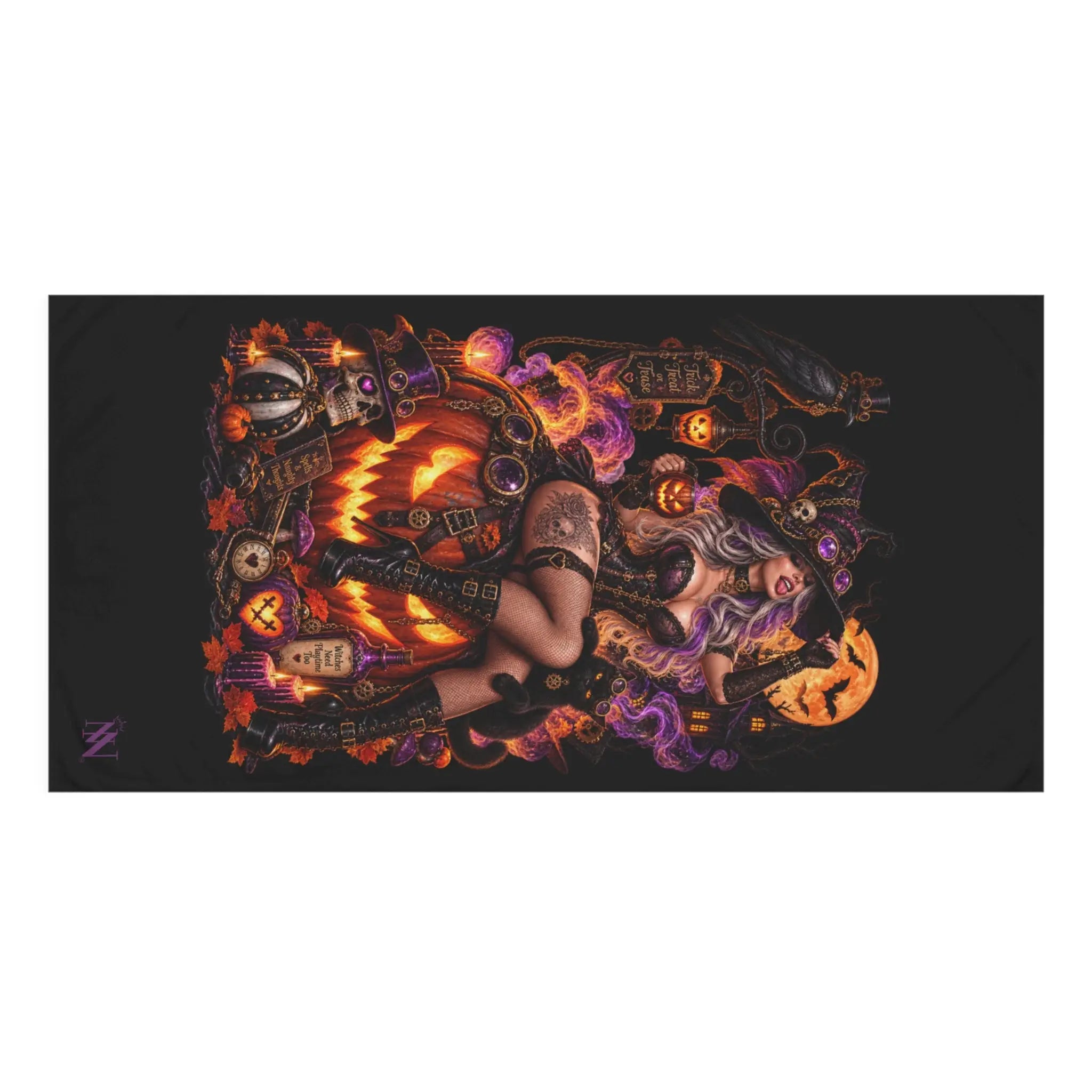 Halloween Wicked Fantasy | Nectar Napkins XL Fun-Flirty Lovers’ Towels