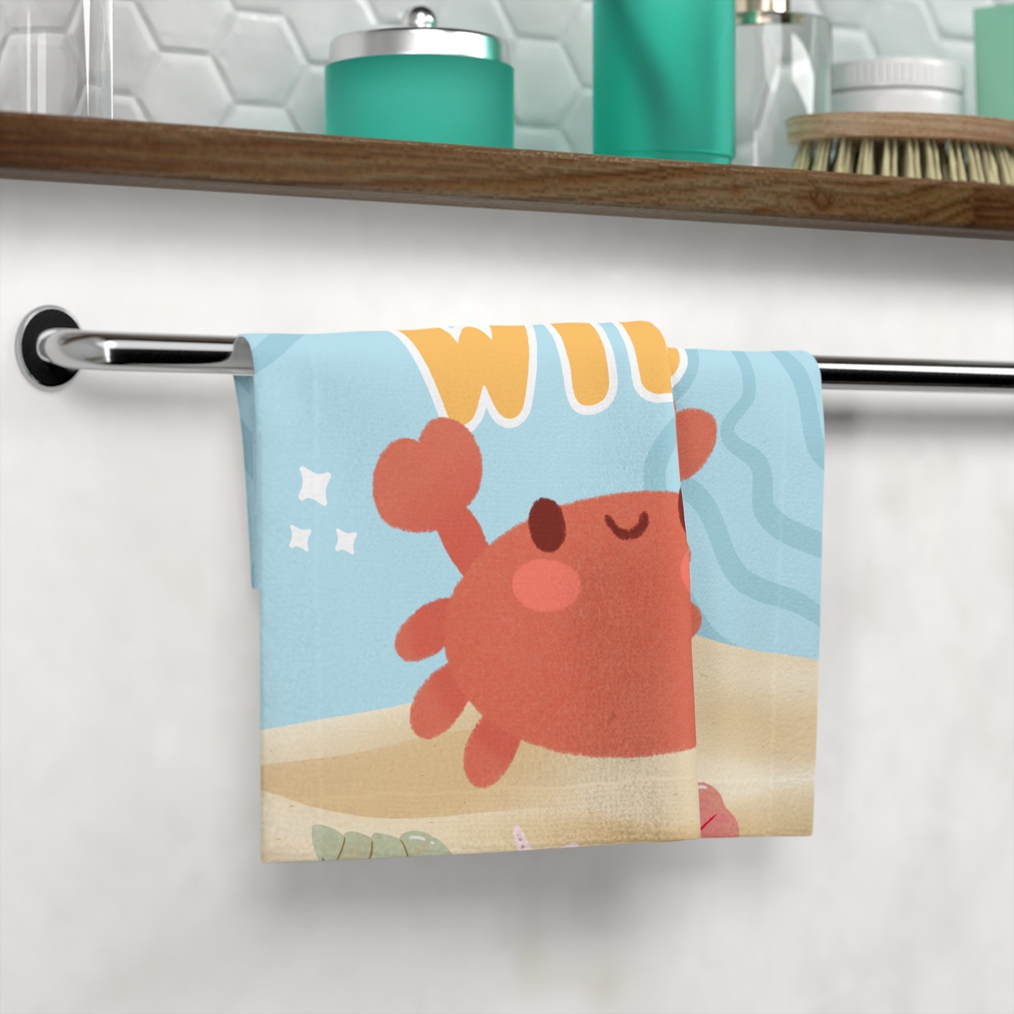 Stay Wild Cute Crab | Mix & Match Lils’ Fun-Flirty Lovers’ Towels