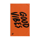 Good Vibes Bubble Print Orange Cum Towel