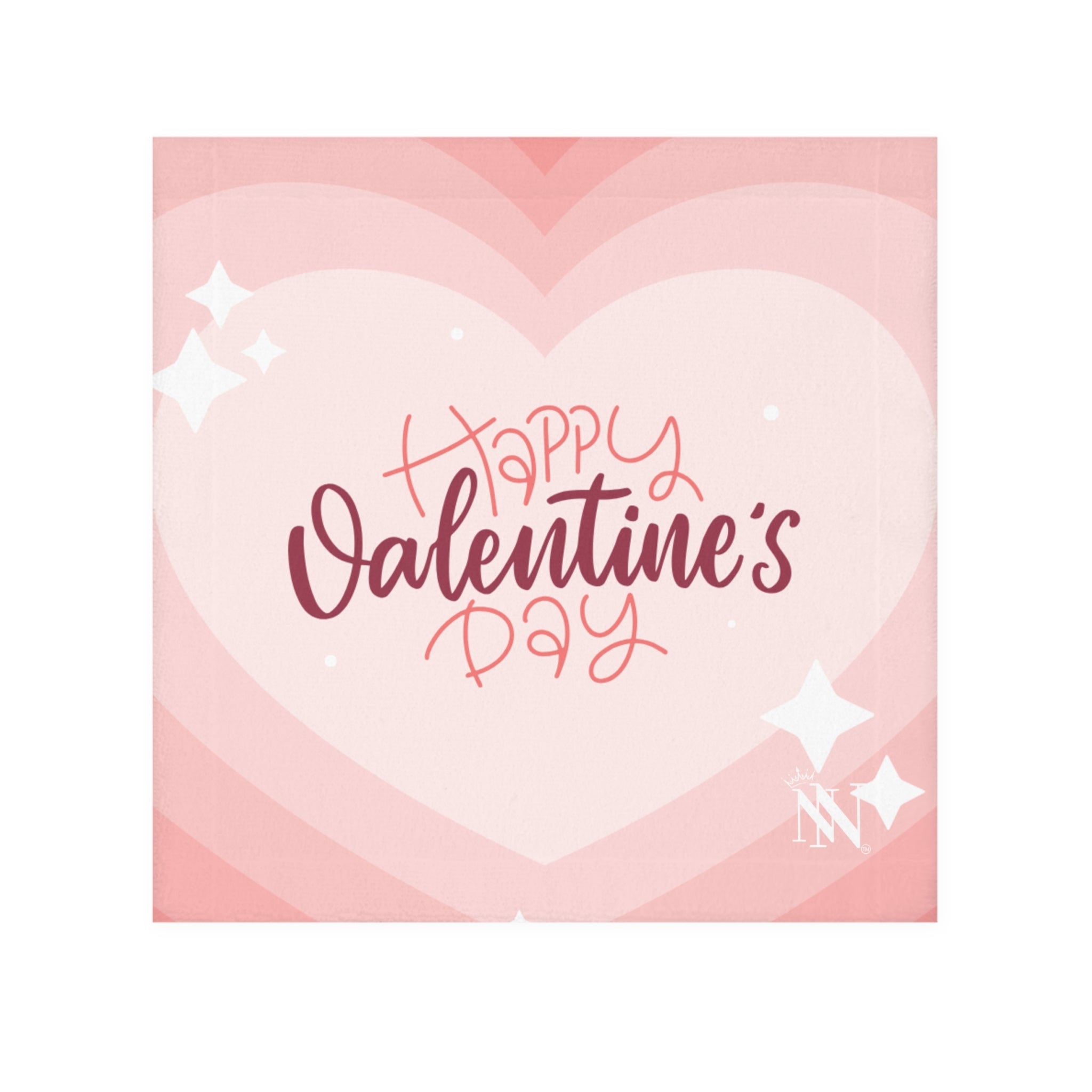 Happy Valentine’s Day Ombre Heart Soft Microfiber After Sex Towel