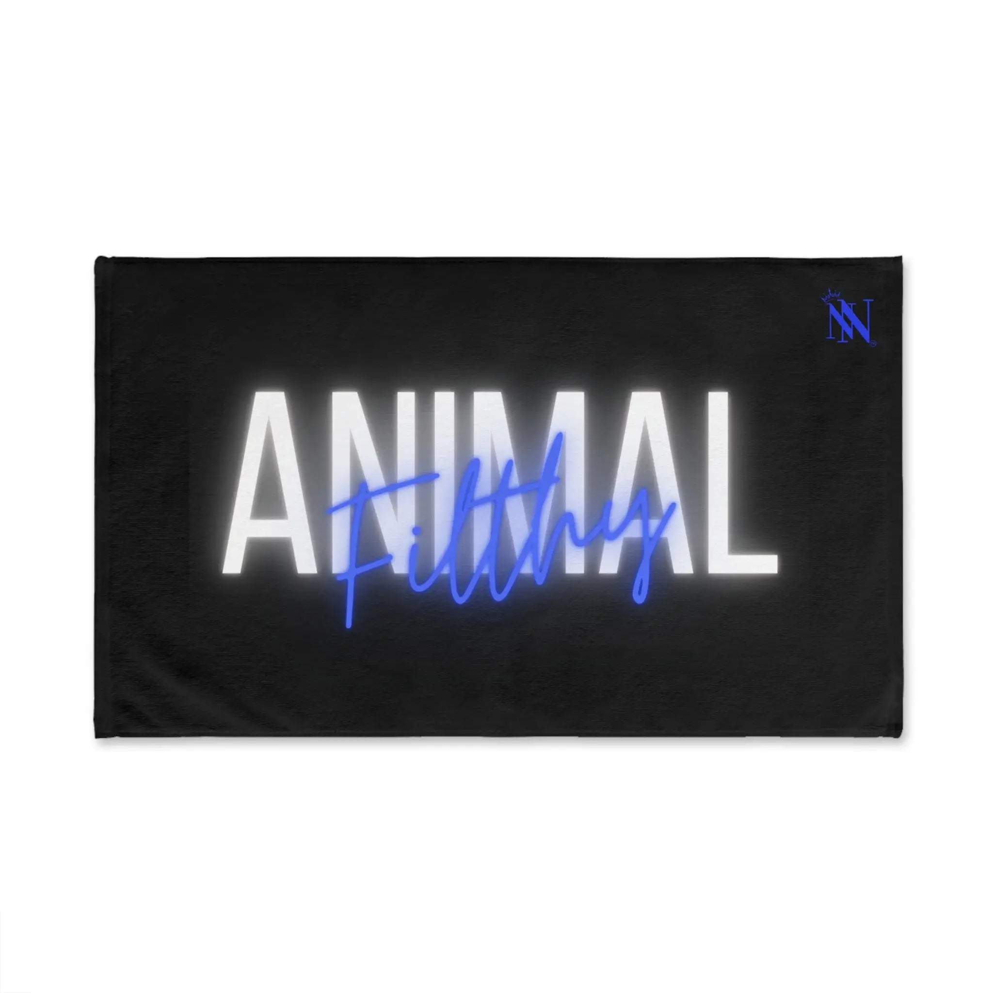 Filthy Animal Blue | Mix & Match Classic Fun-Flirty Lovers’ Towels