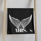 Mrs. Mrs. Mermaid Shareable Sides Black Cum Towel