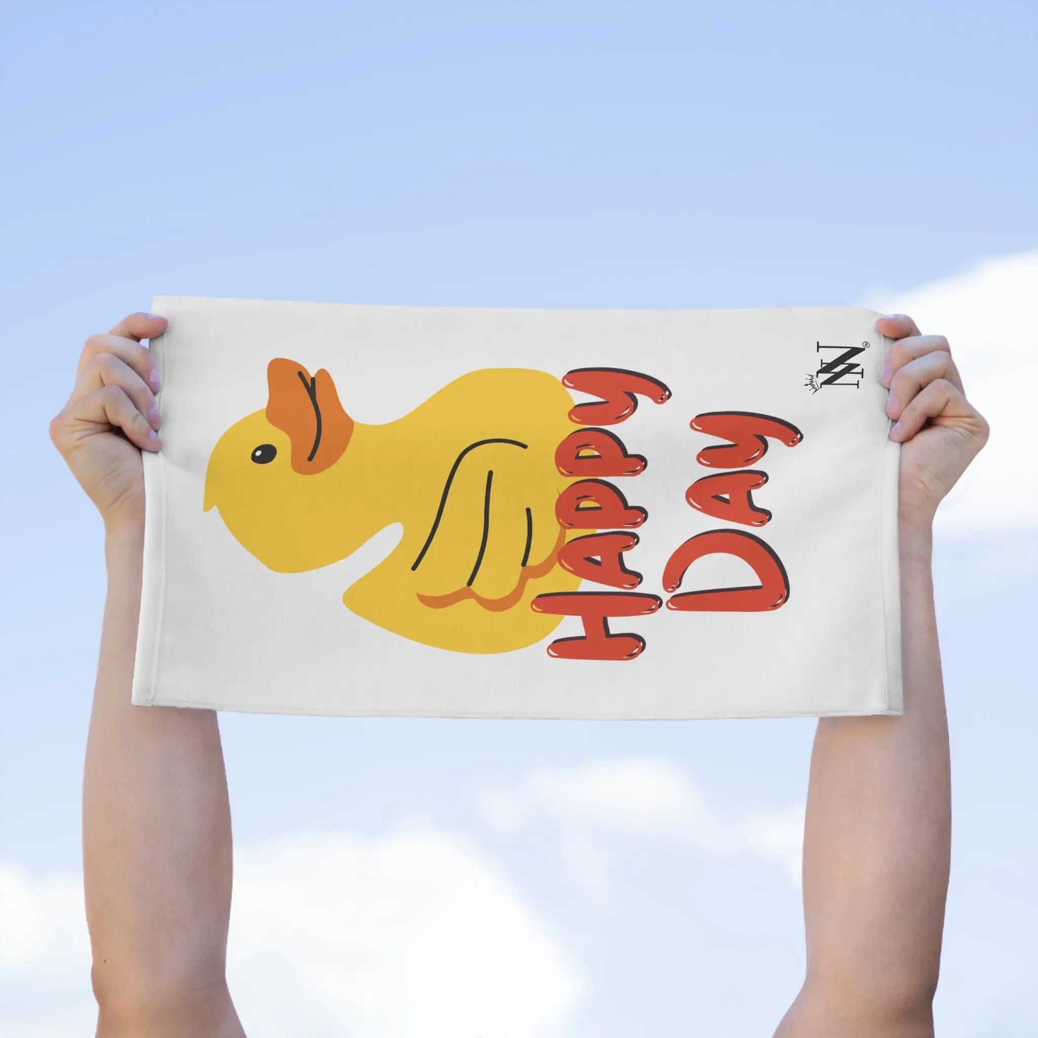 Happy Day Rubber Duck | Mix & Match Soft Fun-Flirty Lovers’ Towels