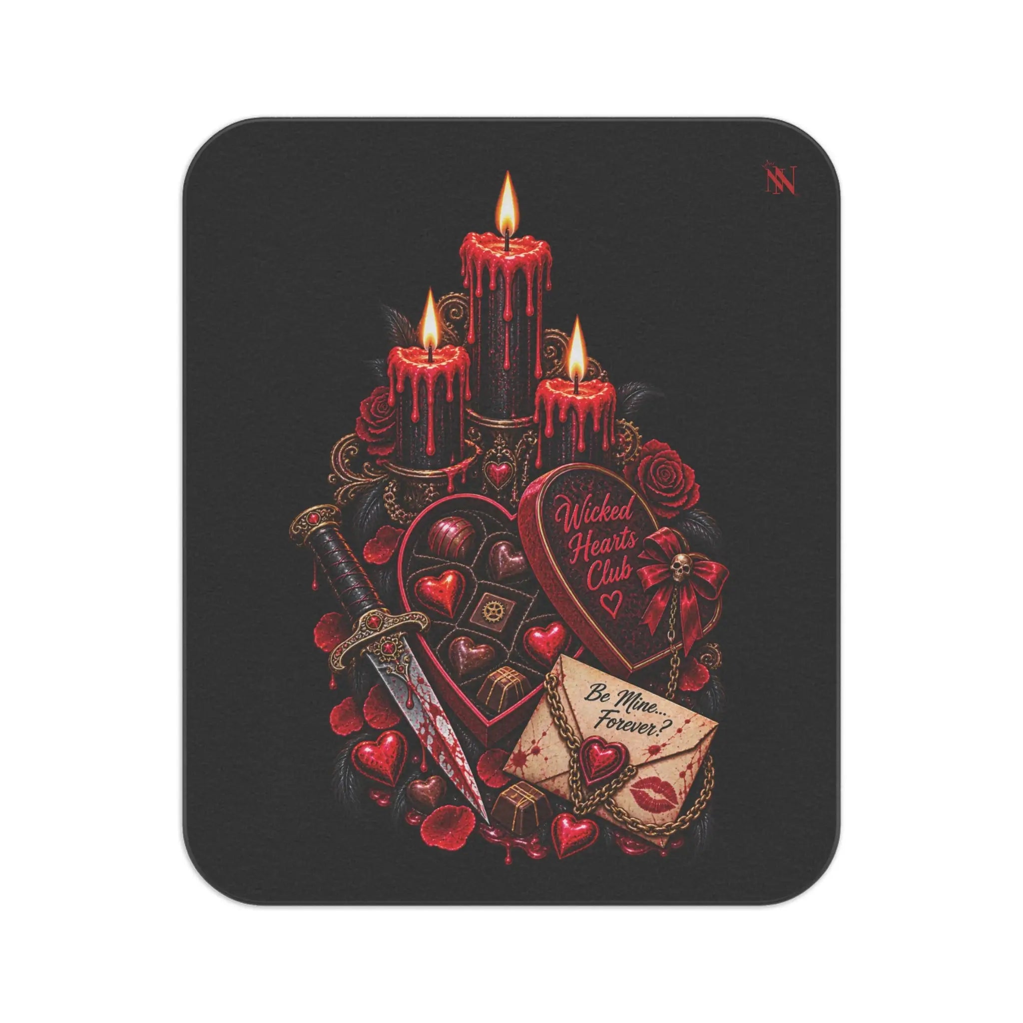 Wicked Hearts Club Valentines | Nectar Napkins Fun-Flirty Lovers’ Sex Blankets