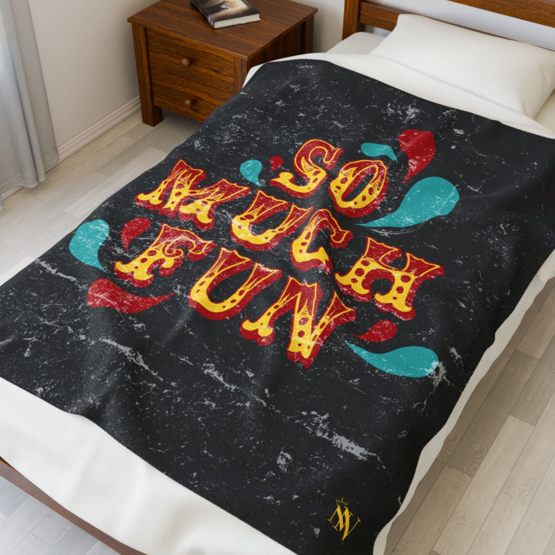 So Much Fun | Mix & Match Velveteen Fun-Flirty Lovers’ Blankets