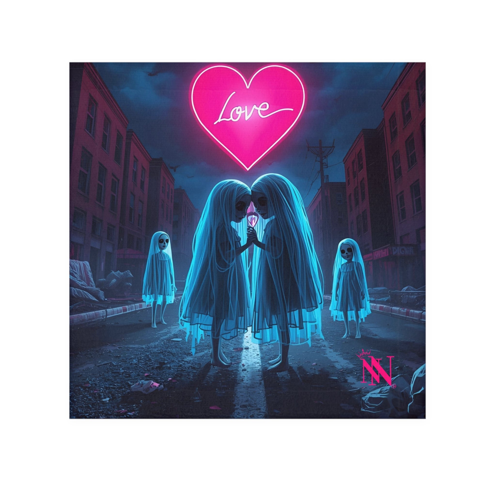 Dark Love Graphic | Mix & Match Lils’ Fun-Flirty Lovers’ Towels