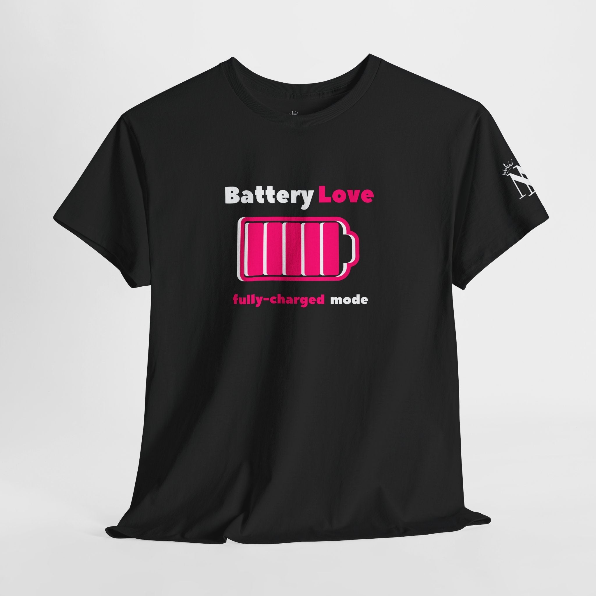 Battery Love | Mix & Match Cotton Unisex Fun-Flirty Lovers’ T-Shirts