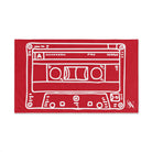 Old School Cassette Tape Red | Mix & Match Original Fun-Flirty Lovers’ Towels