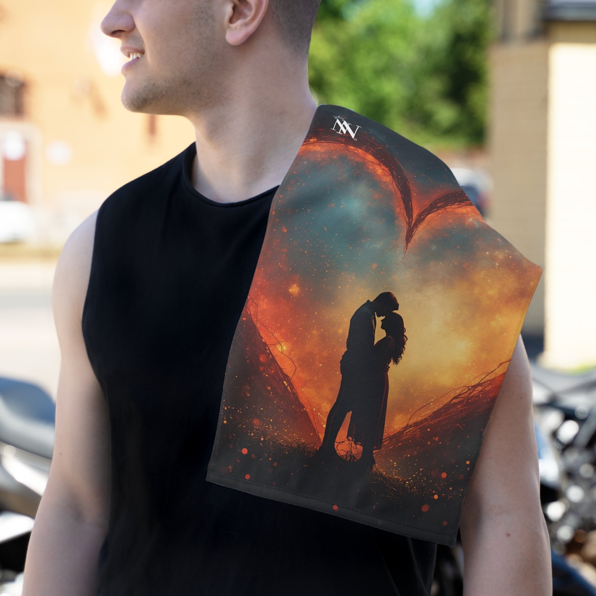 You Are My Universe Graphic | Mix & Match Soft Fun-Flirty Lovers’ Towels