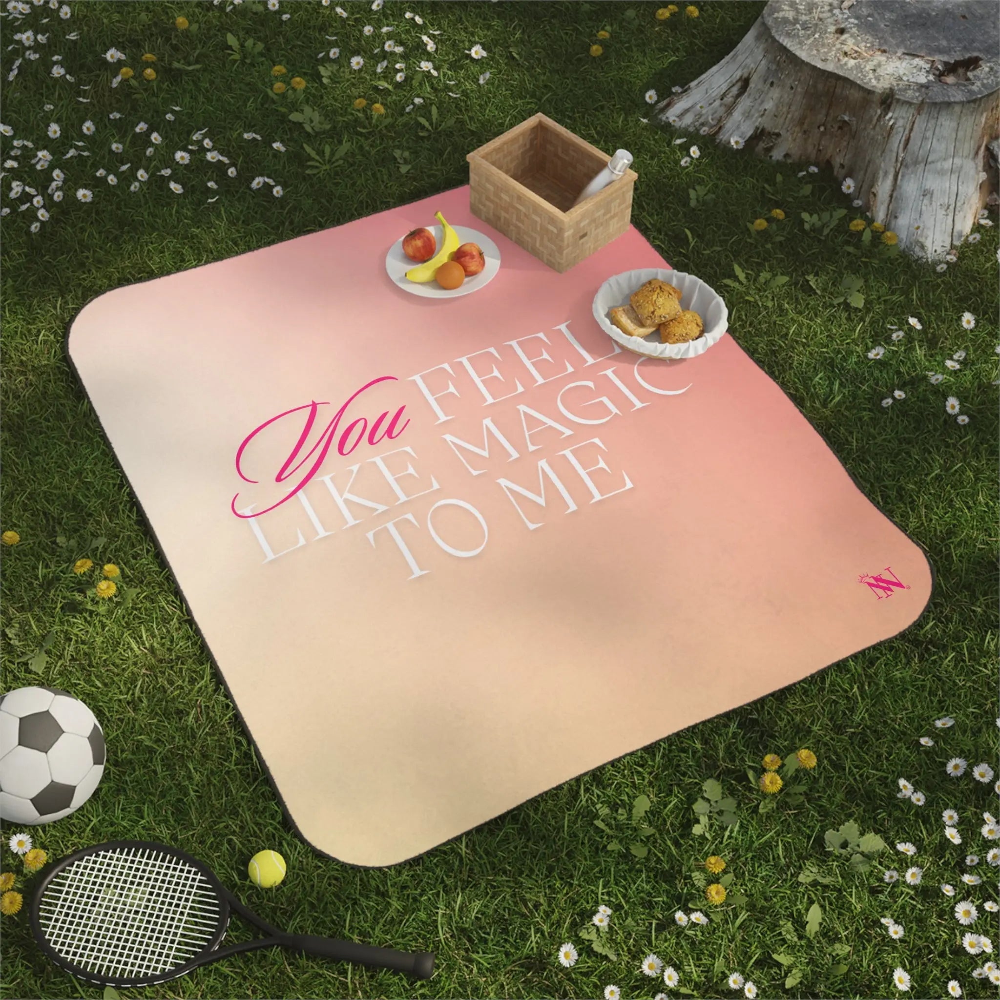 You Feel Like Magic to Me Travel-Friendly Water-Resistant Sex Blanket