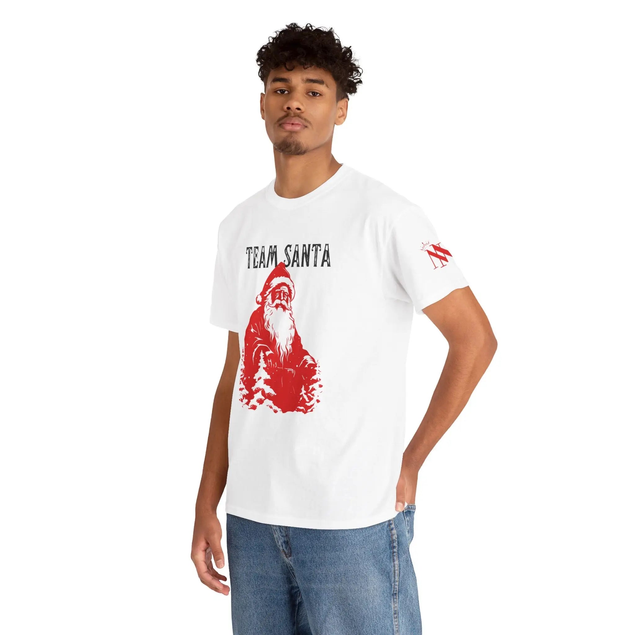 Team Santa | Mix & Match Cotton Unisex Fun-Flirty Lovers’ T-Shirts