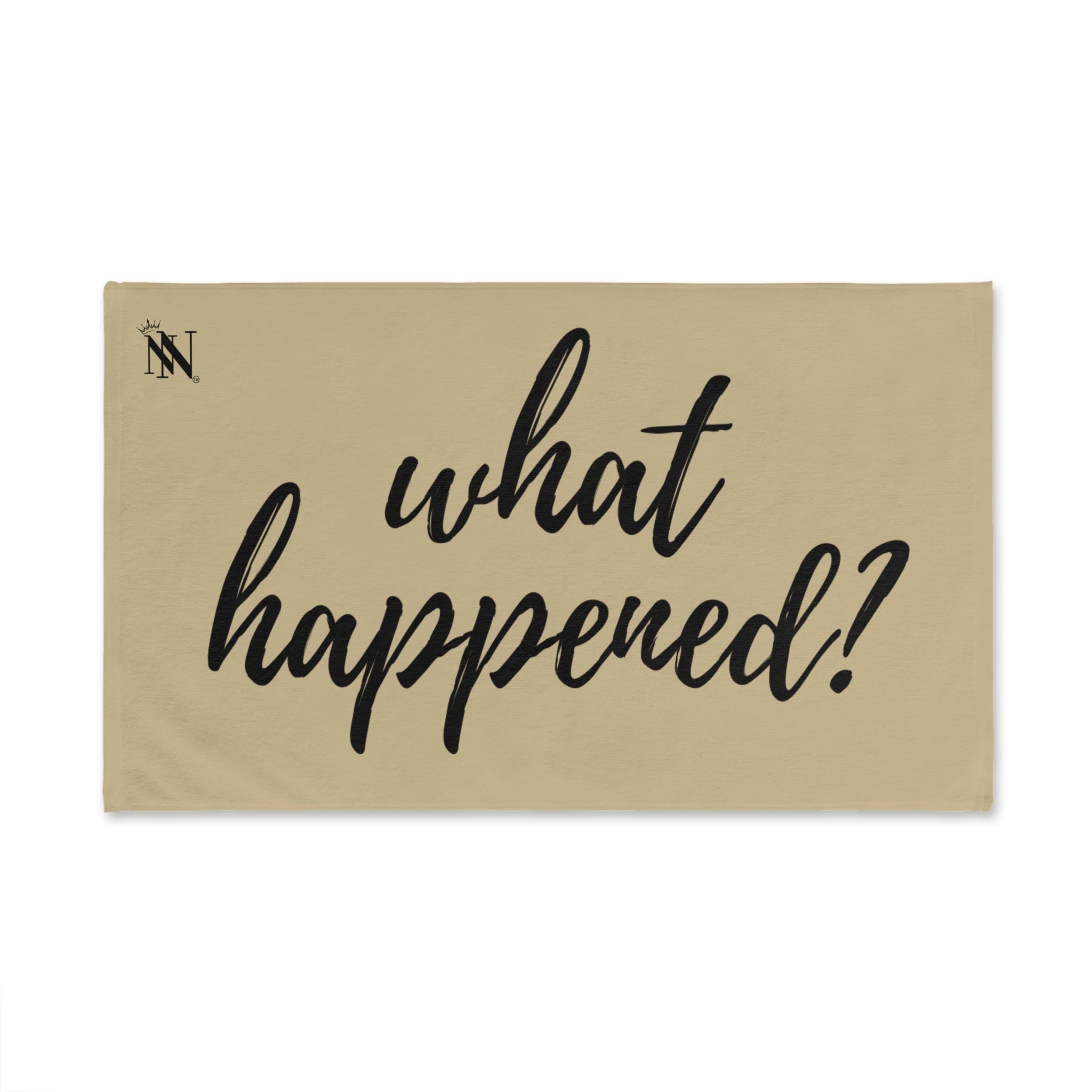 What Happened? Gold Cum Towel