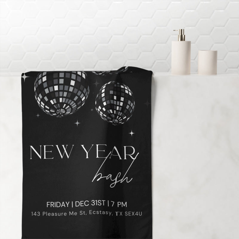 New Year Bash | Mix & Match XL Fun-Flirty Lovers’ Towels