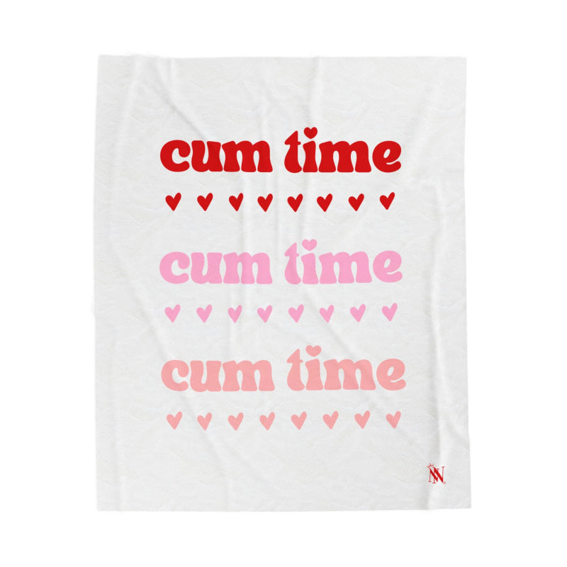 Cum Time Multiple Times | Mix & Match Soft Fun-Flirty Lovers’ Blankets