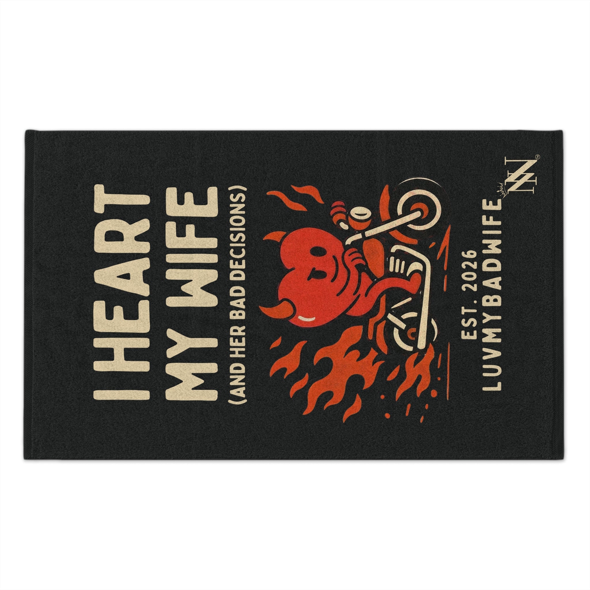 I Heart My Wife | Mix & Match Soft Fun-Flirty Lovers’ Towels