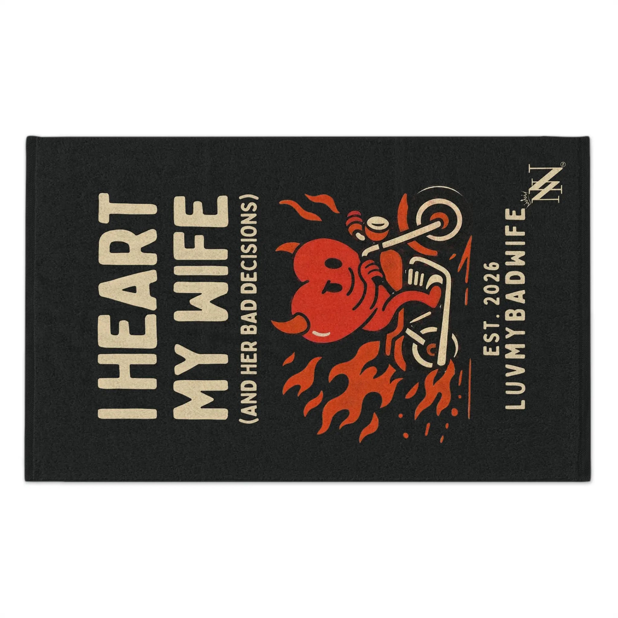 I Heart My Wife | Mix & Match Soft Fun-Flirty Lovers’ Towels