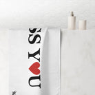 Kiss You Love | Mix & Match XL Fun-Flirty Lovers’ Towels
