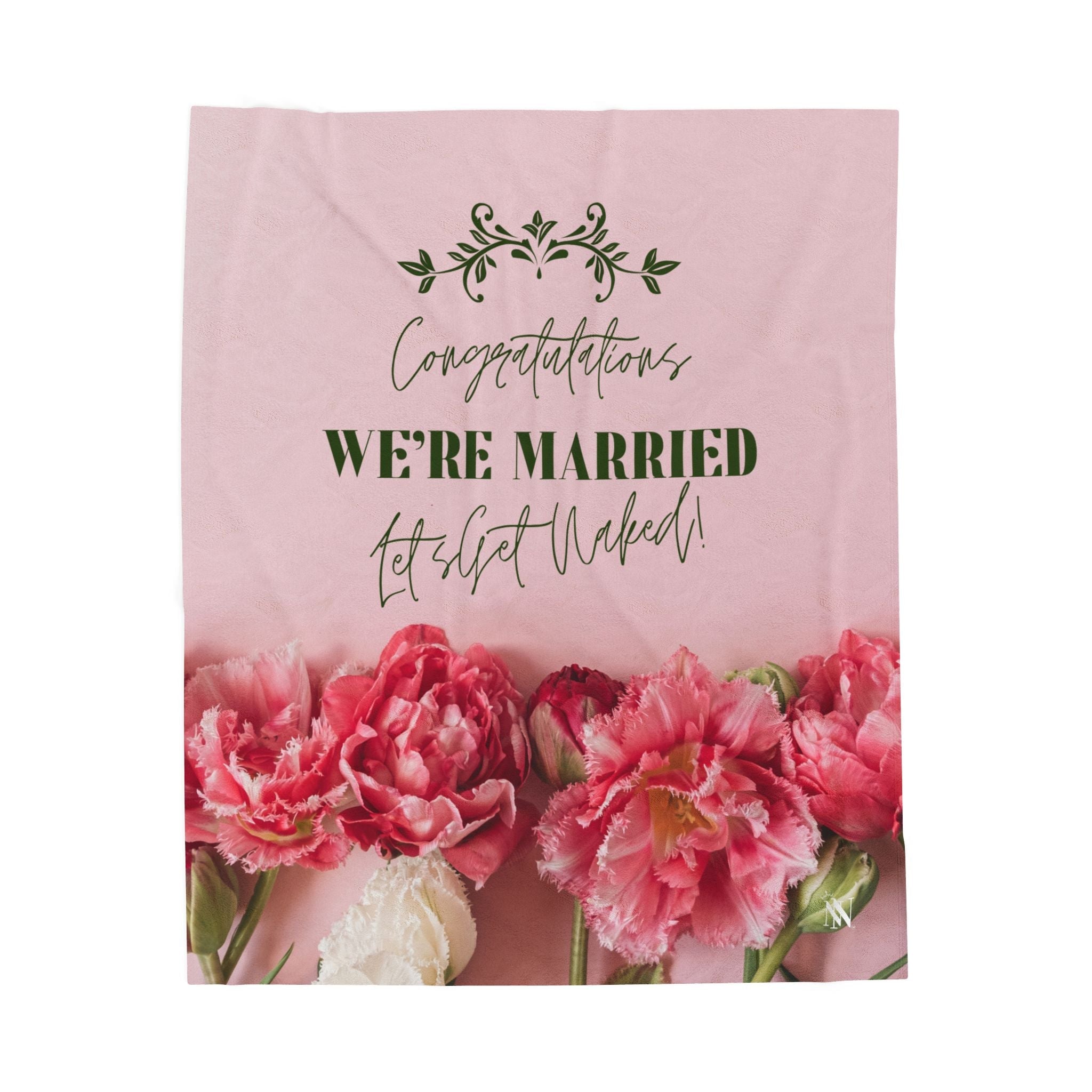 Congratulations We’re Married | Mix & Match Fun-Flirty Lovers’ Blankets