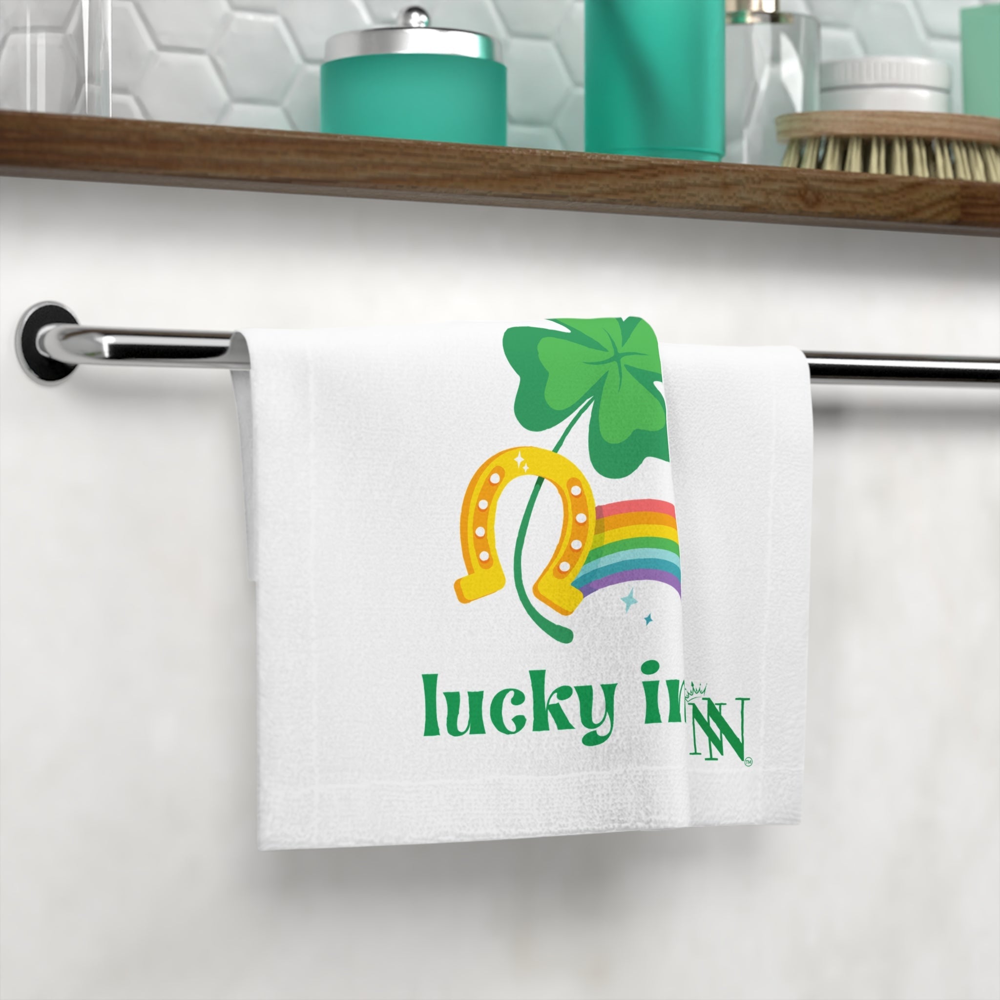 Lucky in Bed Lucky in Life St. Patrick’s Day | Mix & Match Lils’ Fun-Flirty Lovers’ Towels