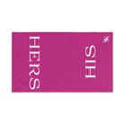 His Hers Shareable Pink | Mix & Match Classic Fun-Flirty Lovers’ Towels