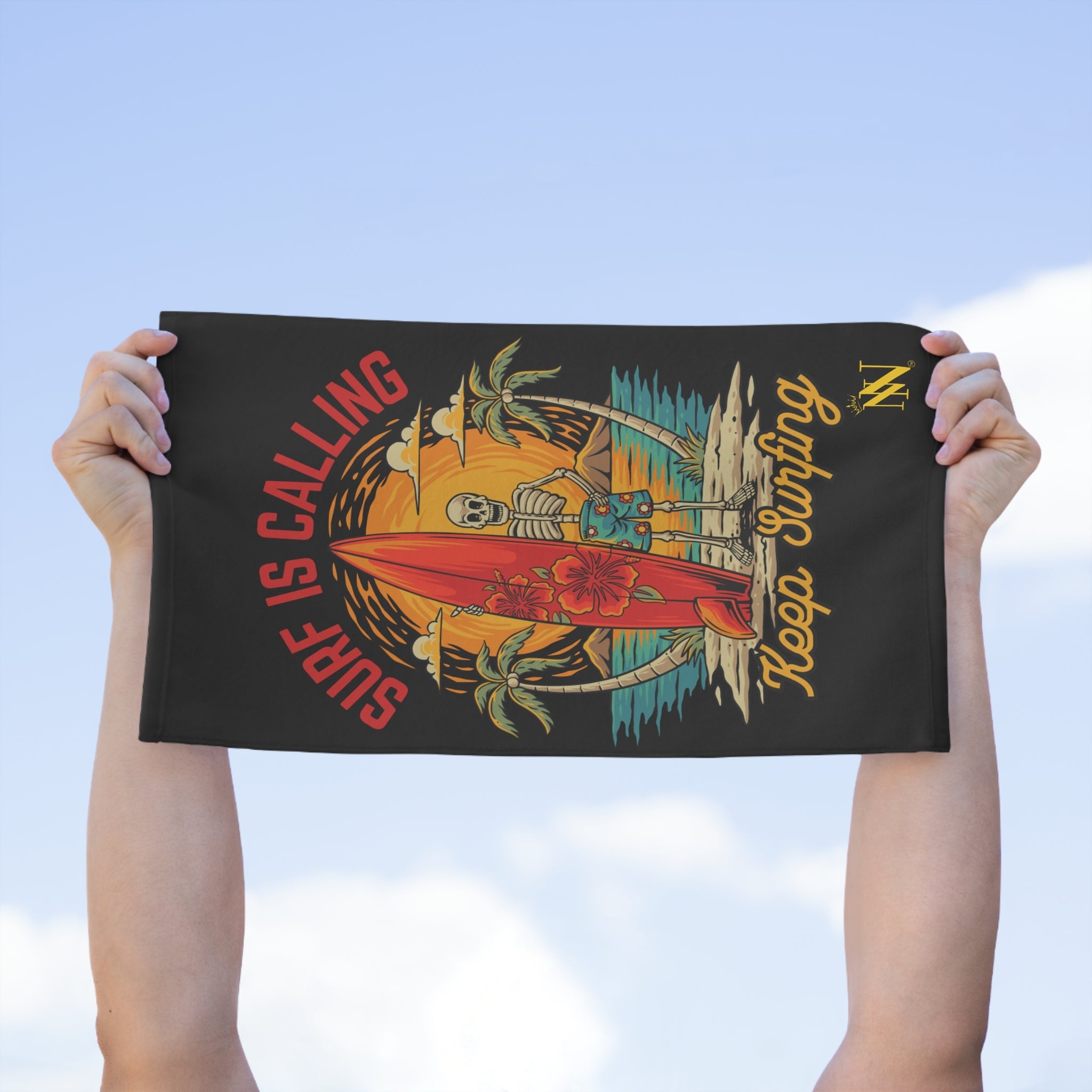 Keep Surfing Skeleton Beach | Mix & Match Soft Fun-Flirty Lovers’ Towels