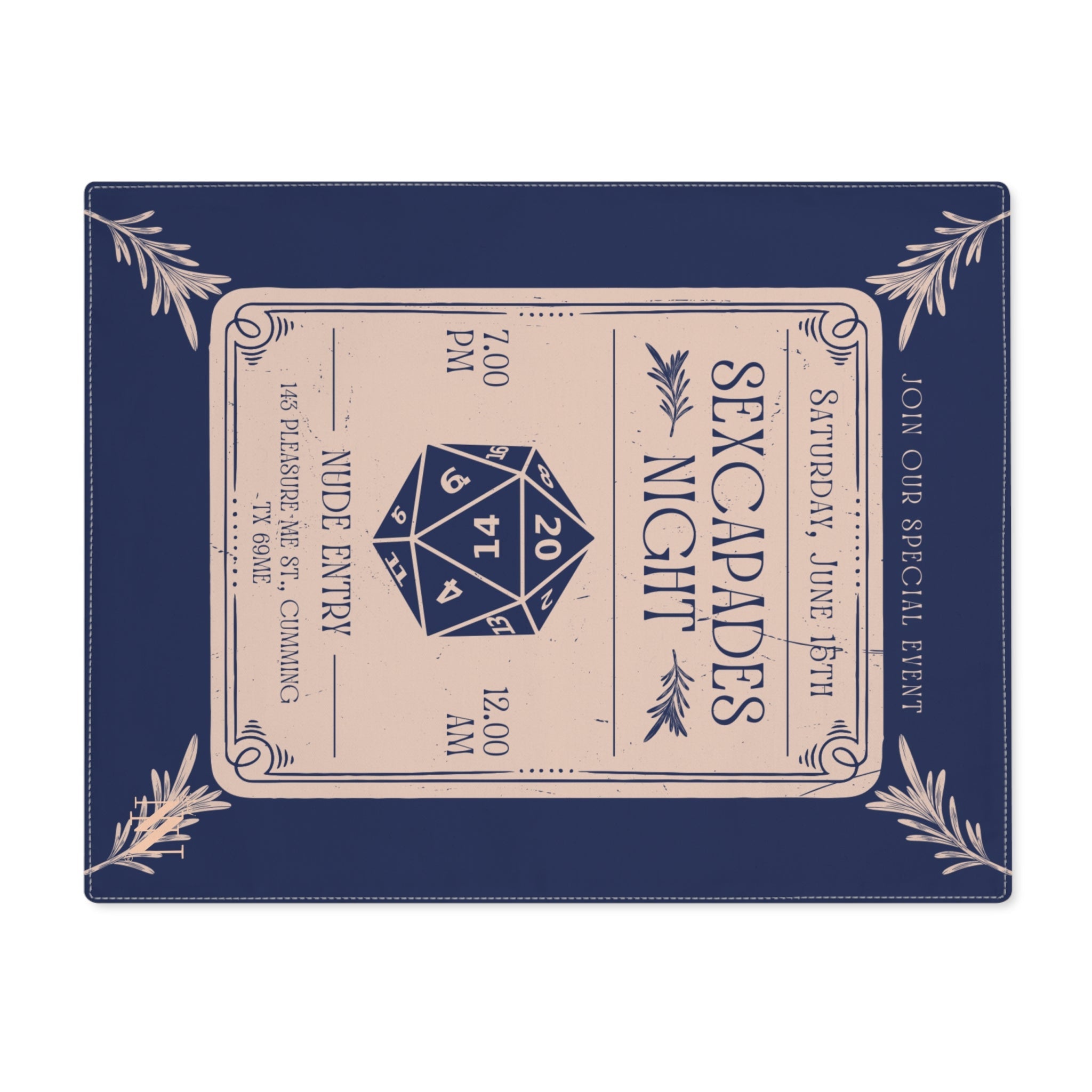 Sexcapades Night | Mix & Match Playful Fun-Flirty Lovers’ Toy Mats