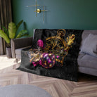 Pop Fizz Fuck It New Years | Nectar Napkins Fun-Flirty Lovers’ Crushed Velvet Blankets